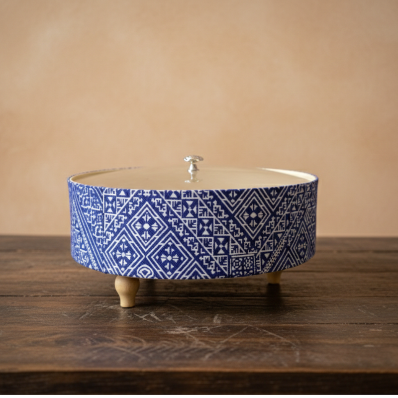 Handmade Blue & White Tray