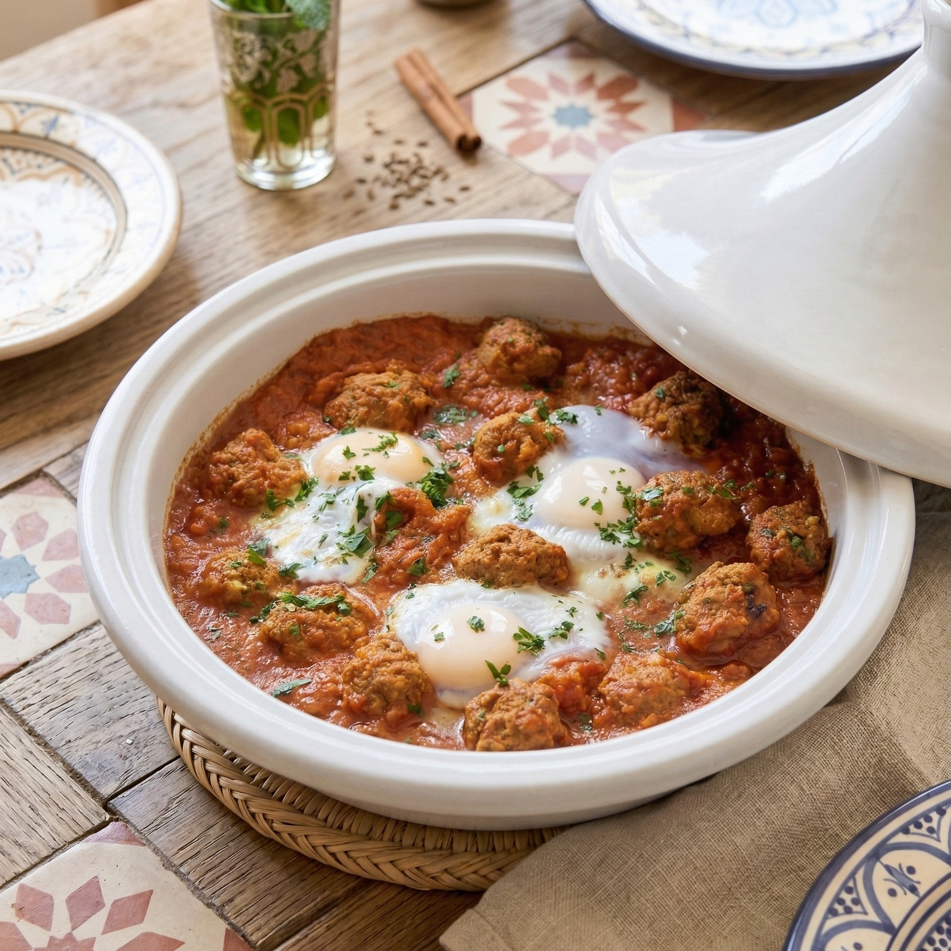 Moroccan Kefta Tagine